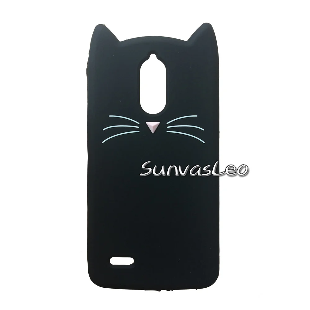 Black Beard Cat Для LG Q Stylo 4 Q710MS 3D Мягкий силиконовый чехол милый мультфильм животных резиновый чехол на заднюю панель мобильного телефона оболочка кожа для LG Q Stylus Plus - Цвет: Black Beard Cat