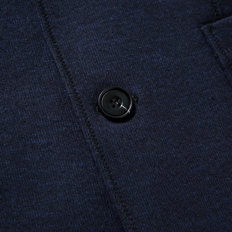 Мужской шерстяной пиджак деловой Повседневный M 3XL Осень зима 2019|casual men suit|men suit