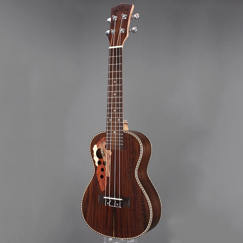 23 дюйма Гавайские гитары 4 струны Акустическая гитара коричневые Музыкальные