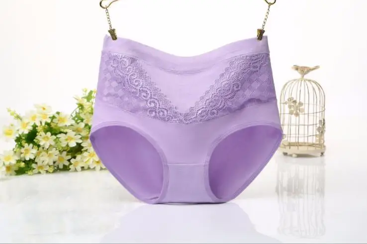 KJ999 Трусики с высокой талией ropa interior femenina хлопковое нижнее белье для женщин большие размеры culotte трусы женские большие размеры трусики - Цвет: 15