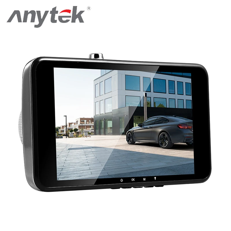 Anytek Full HD 4.0 ЖК дисплей тахограф оригинальный g68 160 градусов Двойной объектив usb 2.0