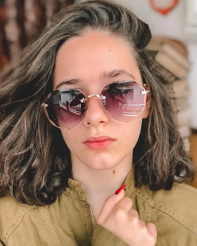 Rosie солнцезащитные очки для женщин Роскошные брендовые дизайнерские авиационные солнцезащитные очки без оправы солнечные очки okulary lentes de sol