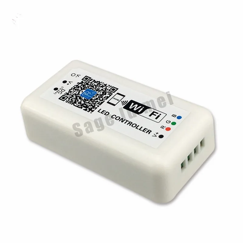

For LED Strip Light Wifi RGB RGBW LED controller By Amazon Alexa Google Home Phone LED WIFI controller Control iOS Android APP