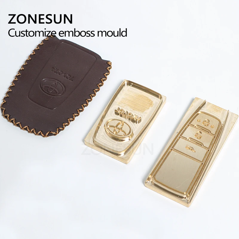 ZONESUN Пользовательский логотип медь латунь штамп плесень дерево пресс для вырубки кожи Дерево Кожа Бумага высечки хлеб штамповки плесень CLICHE