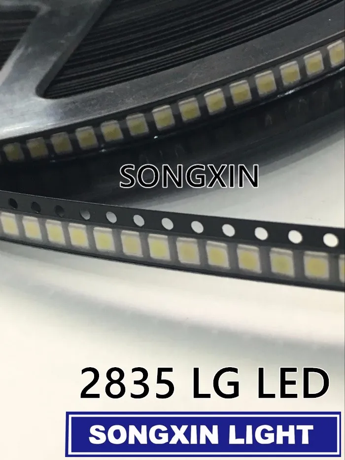 500 шт. LG Innotek светодиодный Светодиодный Подсветка 1210 3528 2835 1 Вт 100LM холодный белый