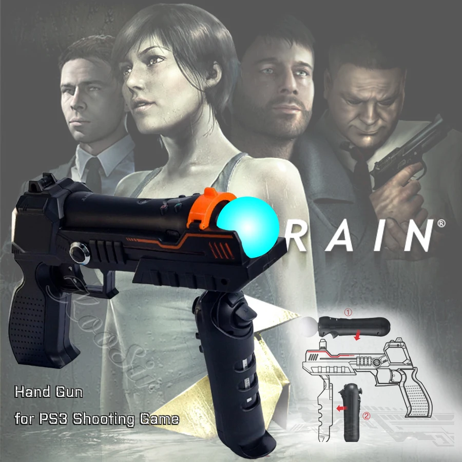 PS4 Slim Pro PS Move Motion контроллер стрельба пистолет прецизионный стрелок Arma ручной пистолет для Playstation 3 PS3 стрельба игры