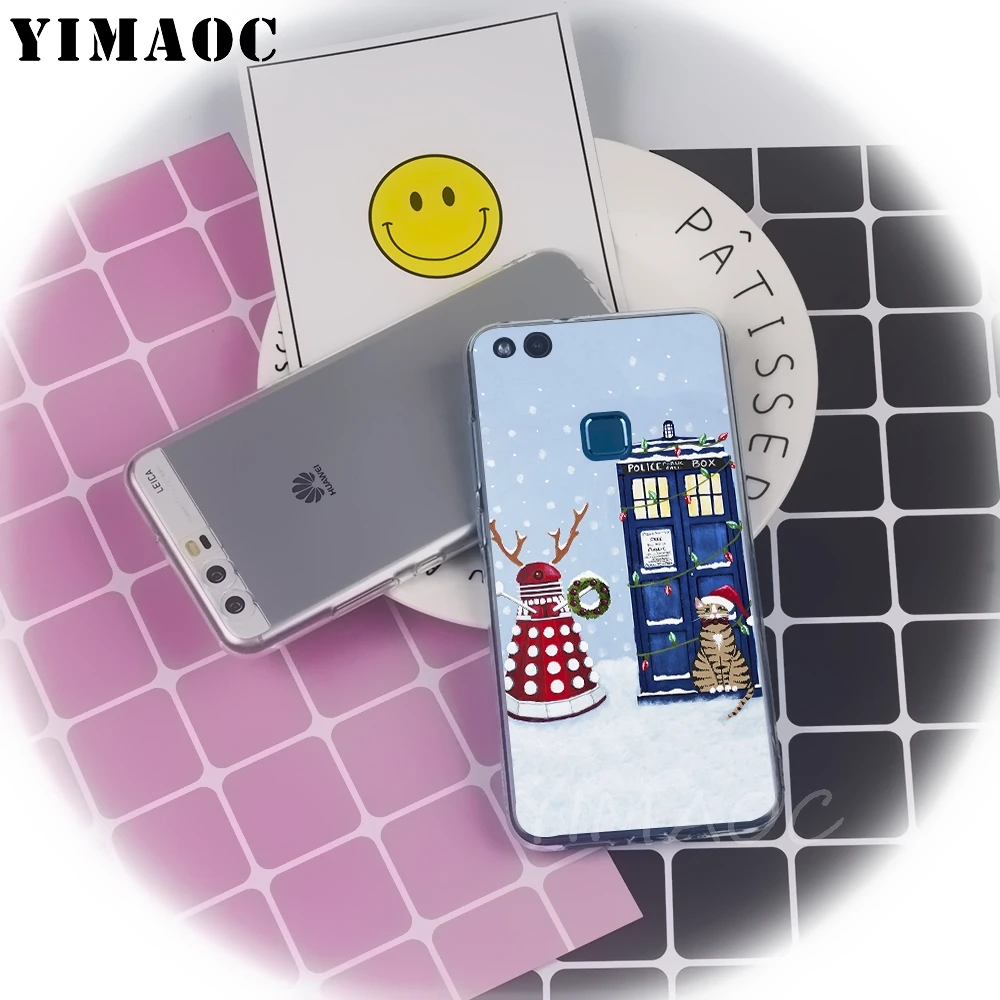 YIMAOC Рождественский снеговик самый замечательный мягкий чехол для Huawei P 8 9 10 20 30 Lite