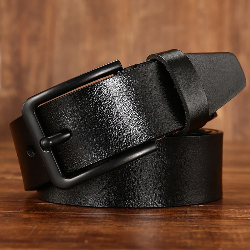 ZLD men's belt leather men male cow genuine strap luxury pin buckle fancy vintage jeans cintos masculinos | Аксессуары для