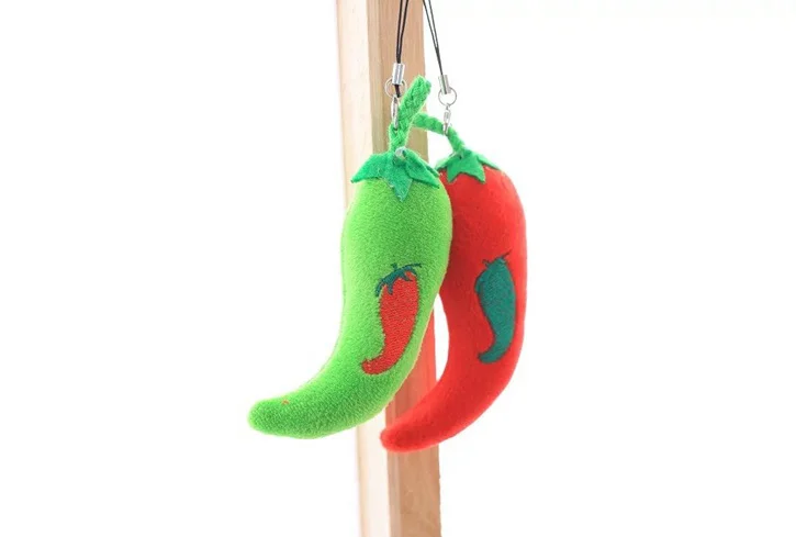 Новинка милая плюшевая кукла с маленьким перцем 7 см 2 цвета искусственная