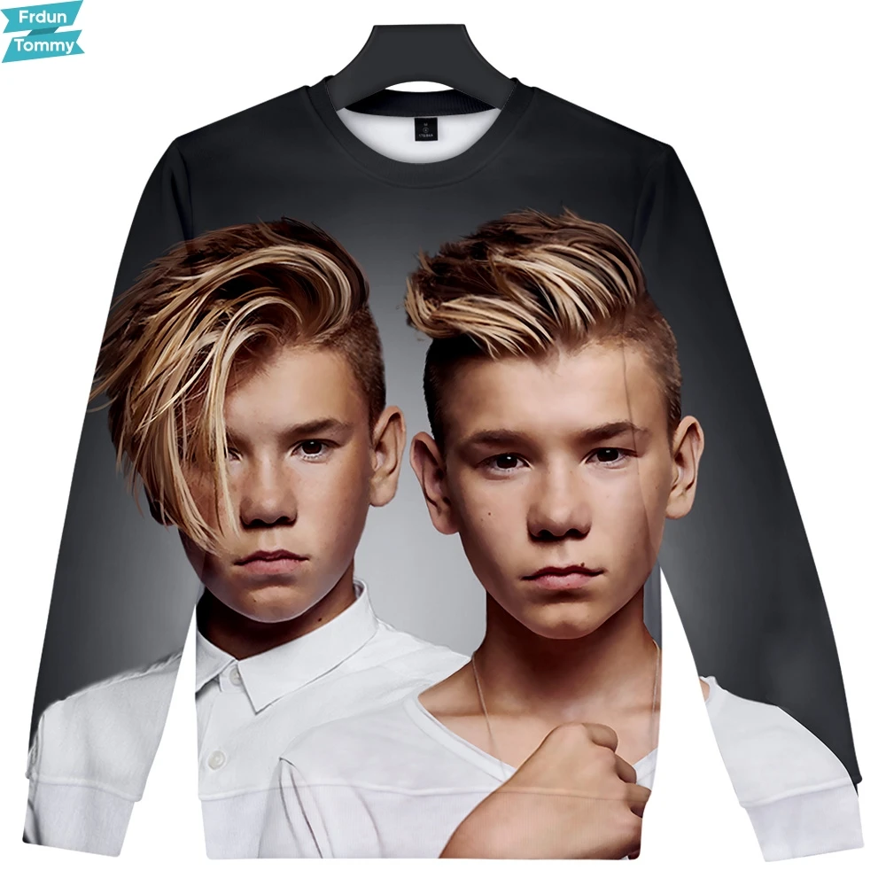 Женские/мужские толстовки с круглым вырезом MARCUS & MARTINUS Повседневная Уличная