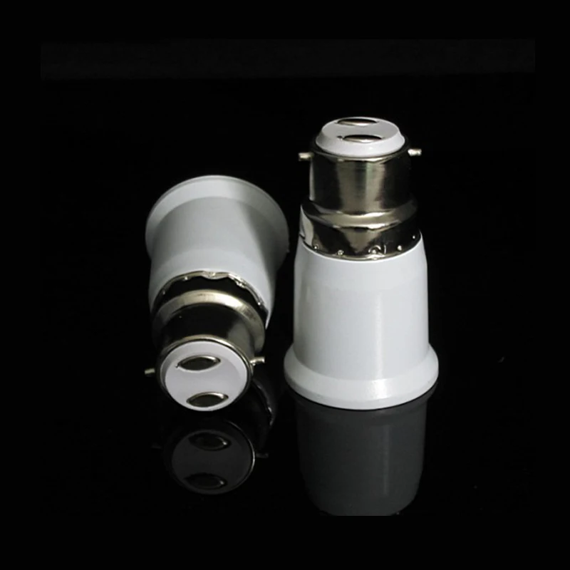 

B22 to E27 Fireproof Material lamp Holder Converter Socket light Bulb Base type Adapter led lamp adapter