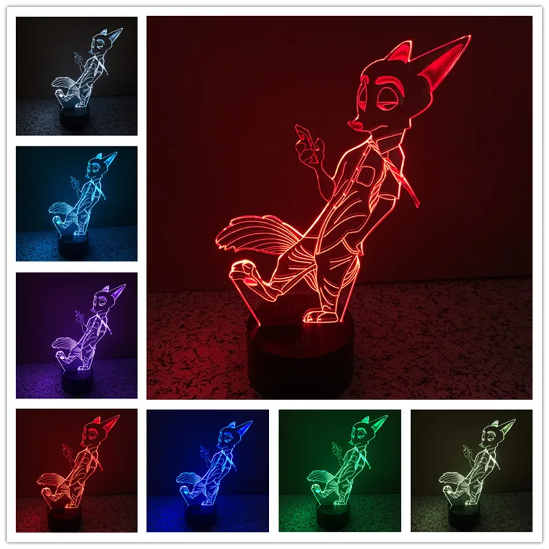 2016 Lamparas 3D Led Настольная лампа настроения для праздника Bulbing свет USB Череп Ironman