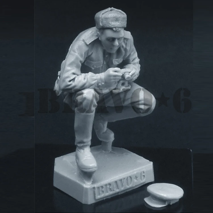 Набор фигурок из смолы в масштабе 1/35 советский офицер Красной Армии Второй