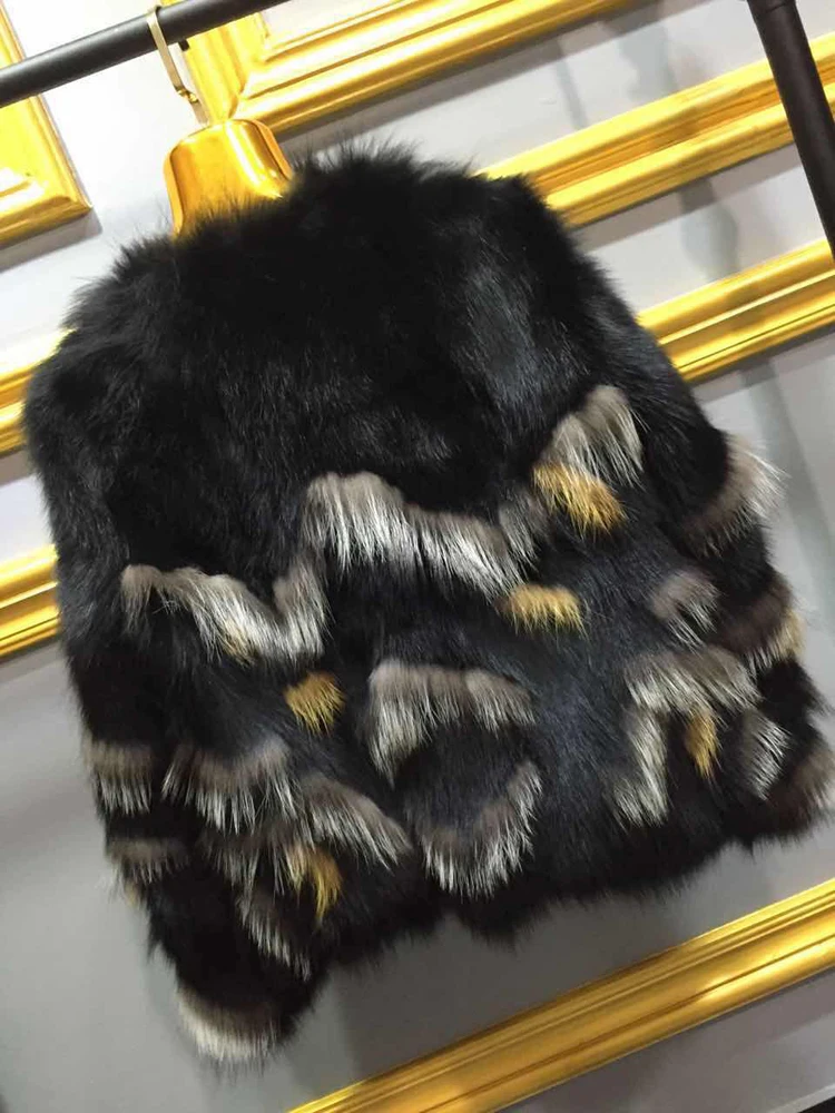 Новая женская шуба из натурального меха лисы верхняя одежда меха|fur coat|fur coat modelscoat