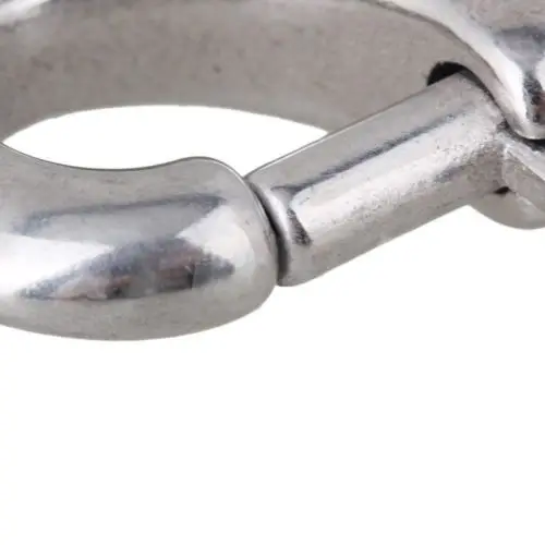 Двухстороннее кольцо для ключей на болтах защелкивающаяся цепь зажим 90 мм