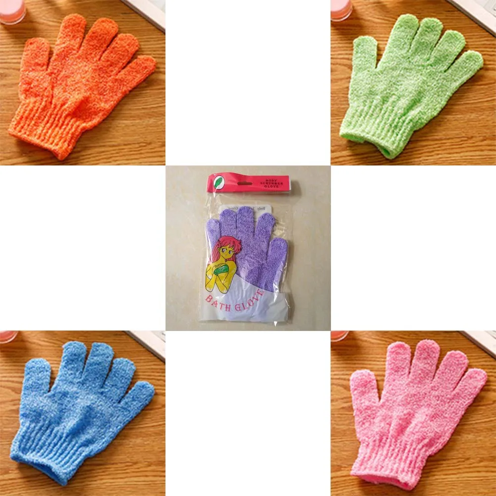 1 шт. отшелушивающие перчатки для спа ванны|bath brush|gloves exfoliationbody scrubber |