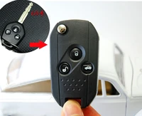3 buttons replacement modified flip folding remote key case shell for subaru forester xv legacy outback fob key cover