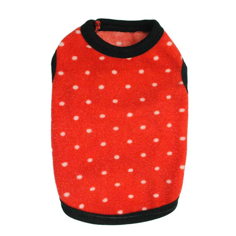 Футболка в горошек майка для собак женская одежда XS S M L|vest for dog|dog tankdog vest |