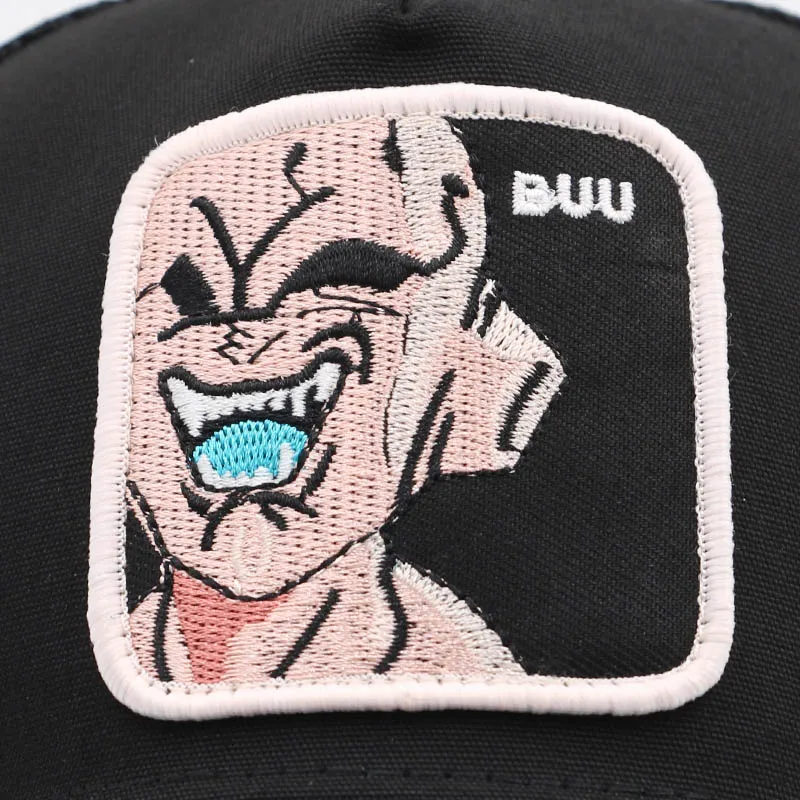 Новинка, мужская бейсбольная Кепка с вышивкой Dragon Ball BUU, Женская Бейсболка, Кепка в стиле хип-хоп, летняя сетчатая Кепка, Кепка для водителя грузовика, Кепка для папы