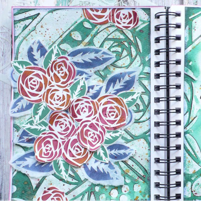 Спутанные детали для рукоделия скрапбукинга тиснение искусственные