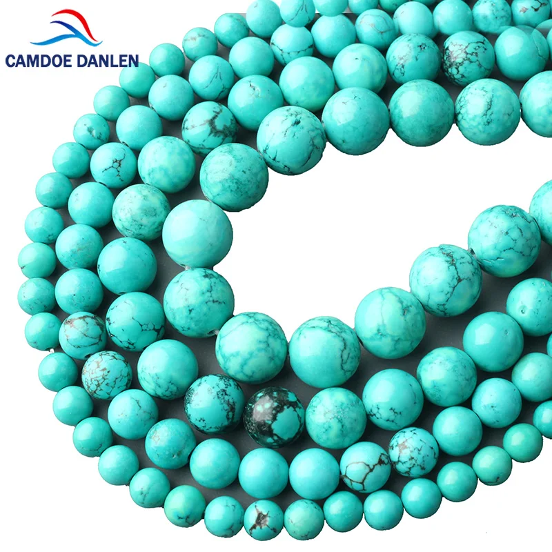 Камни CAMDOE DANLEN 100% натуральные камни искусственные Круглые Гладкие бусины 6 8 10 12 мм