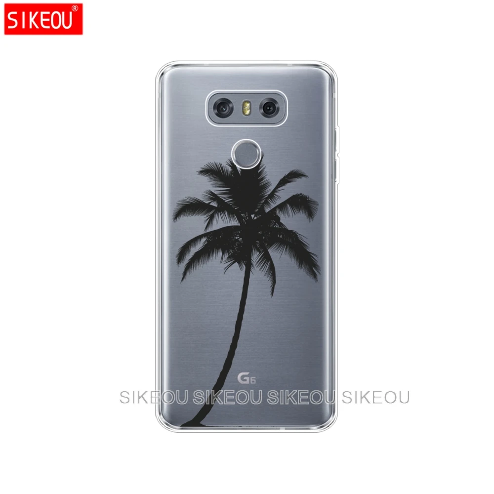 Силиконовый мягкий чехол из ТПУ для LG G6, чехол на заднюю панель для LG G 6, 5,7 дюймов, задняя крышка для телефона, прозрачная, полная защита от ударов 360 - Цвет: 61072