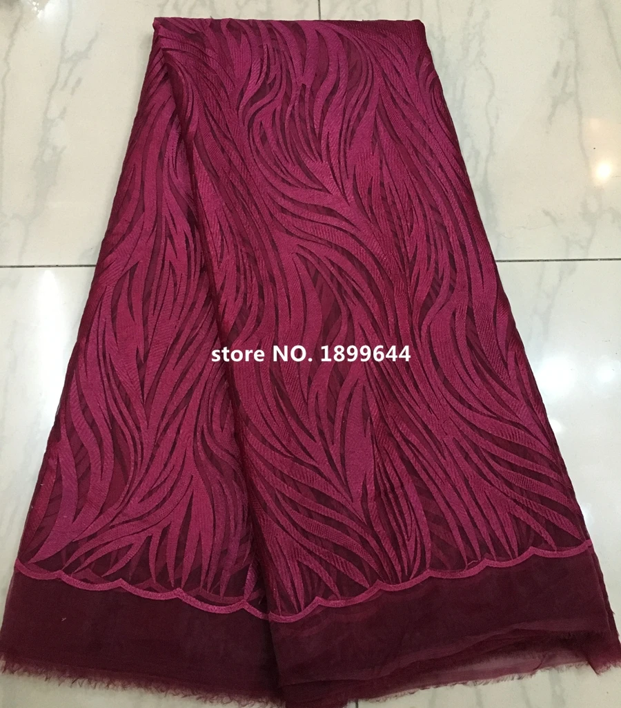 2016 вино цвета последнюю африканский французский кружевной ткани тюль нигерии