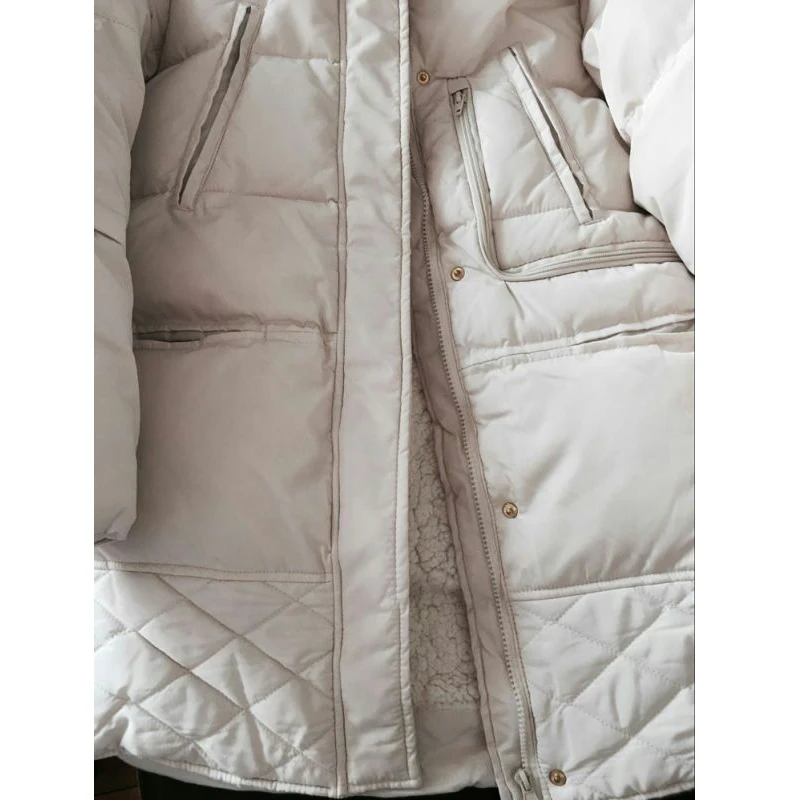 2017 зимнее пальто женское классический дизайн парка хлопок искусственная овечья