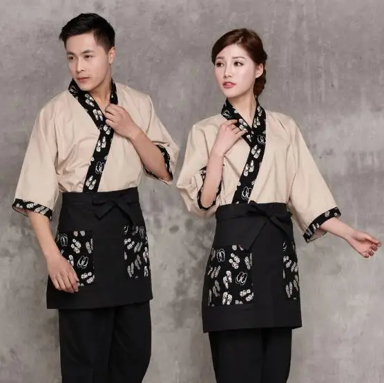 Шеф повара Для мужчин 2017 японский форму официантки униформа официанта|chef uniform|chef