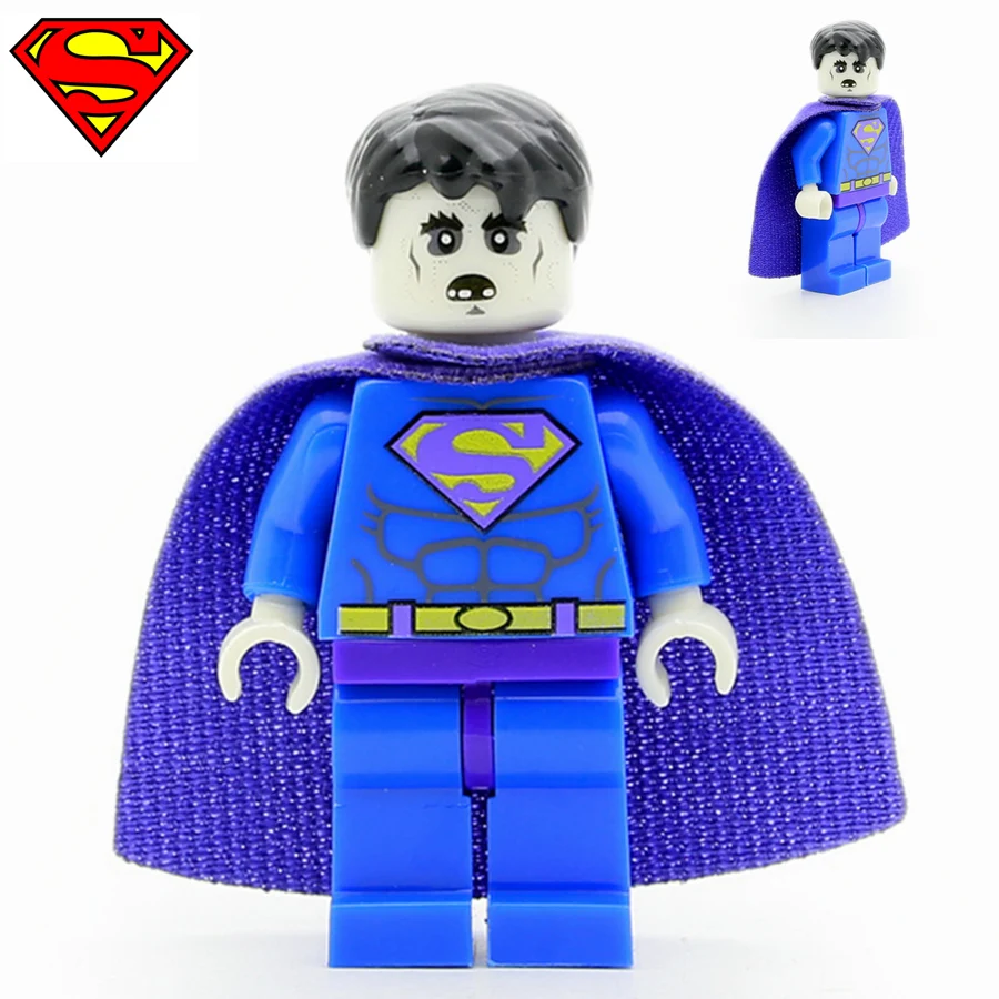 Распродажа Бизарро Супермен с накидкой общий Зод миньфиг супер герои Лига