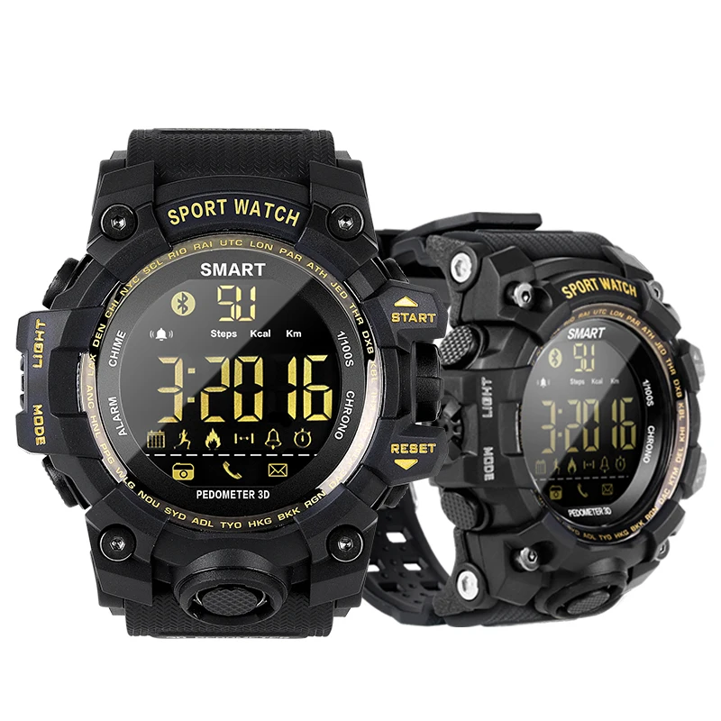 Bluetooth Notification Remote Control Pedometer Sport Smart Watch Waterproof Wristwatch Stopwatch Call SMS Remind Series 4 | Электроника