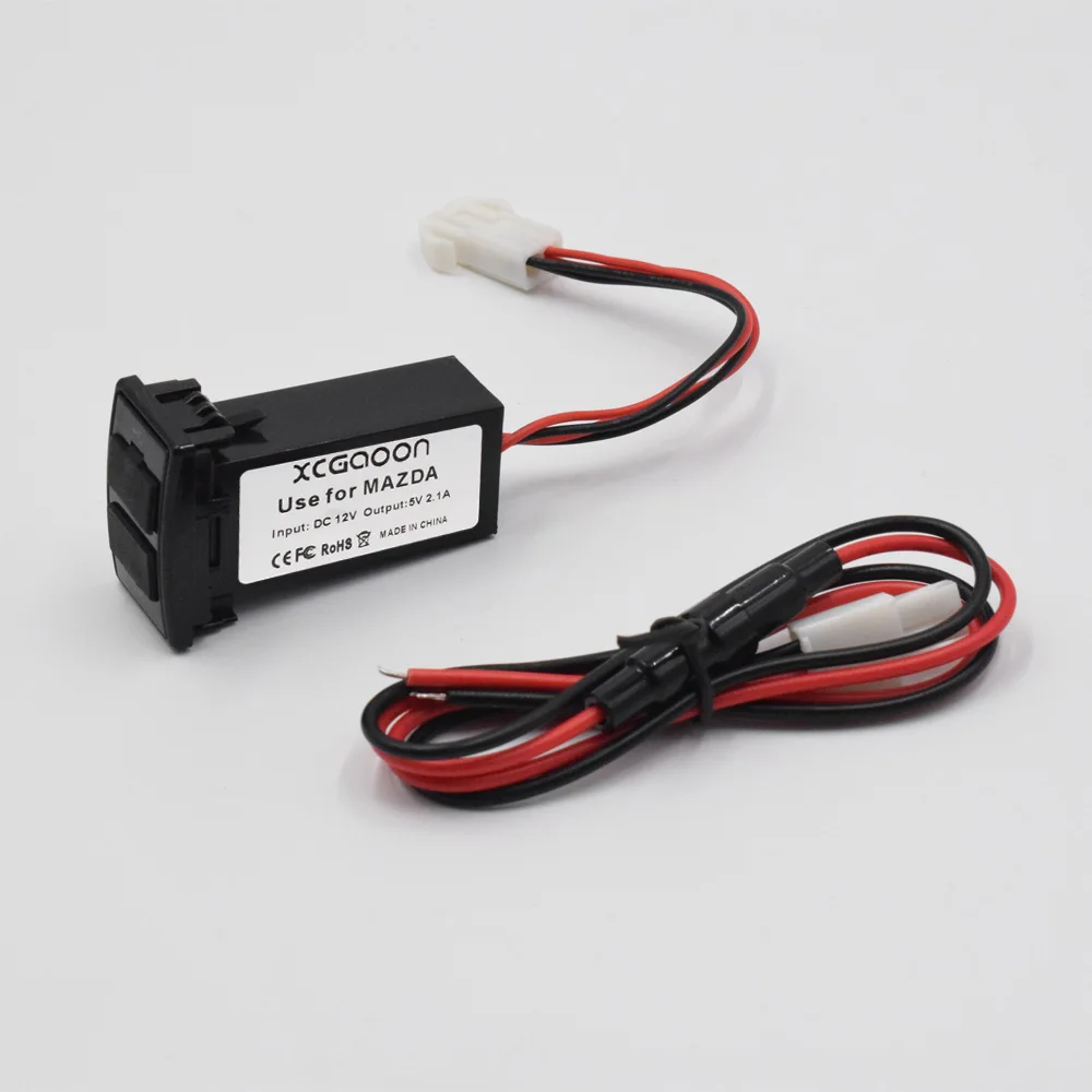 XCGaoon Special 5V 2.1A 2 USB разъем автомобильное зарядное устройство для MAZDA входное
