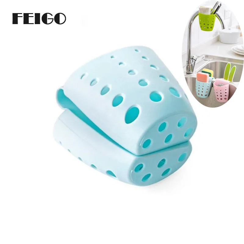 FEIGO 1 шт. кухонная полка для раковины губка мыла сливная ванной комнаты кран Caddy