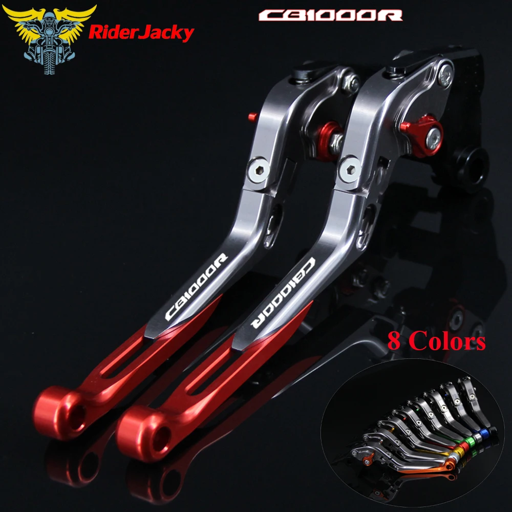 Красный + Титан Для Honda CB 1000R CB1000R NeoSportCafe ЧПУ Складные выдвижные рычаги тормозной
