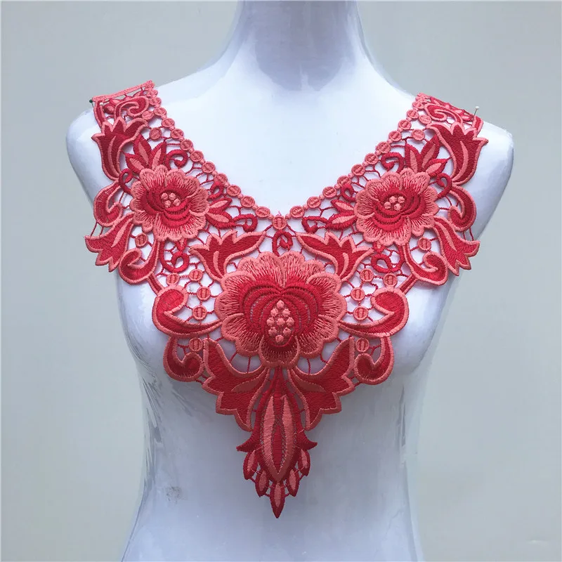 1 шт. разноцветный вышитый кружевной воротник 37 44|neckline collar|lace necklinelace neckline collar |