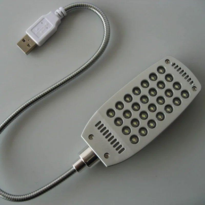 USB свет компьютерная лампа Гибкий Яркий Мини 28 светодиодный для ноутбука Настольный ПК ноутбук