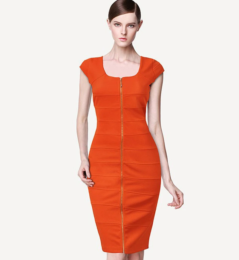 Женское Деловое платье карандаш AAMIKAST элегантное винтажное облегающее Платье До