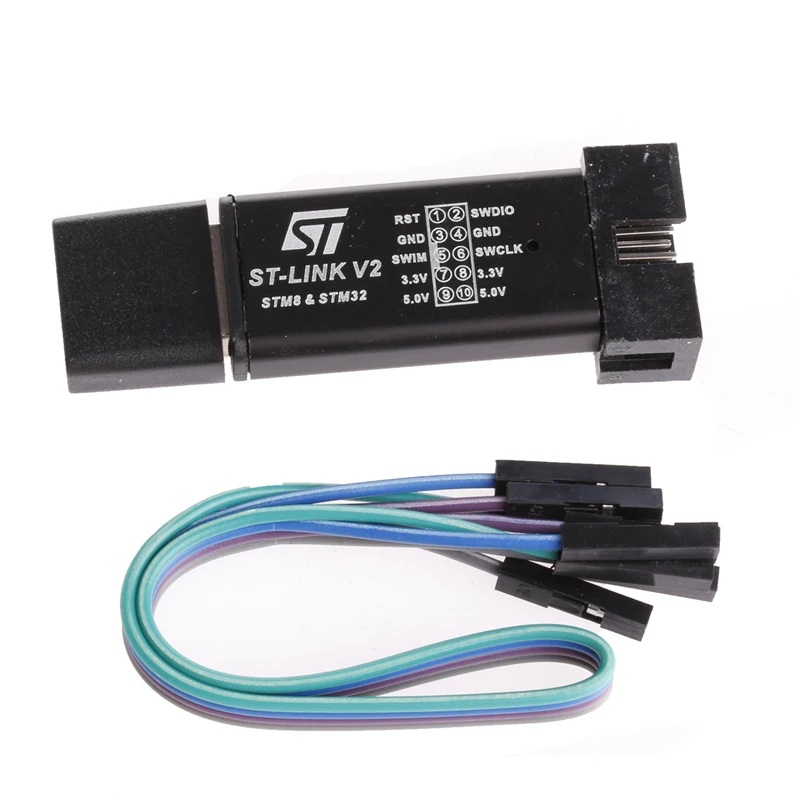2020 Новый мини ST Link V2 Stlink эмулятор Downloader Программирование STM8 STM32 w/металлический