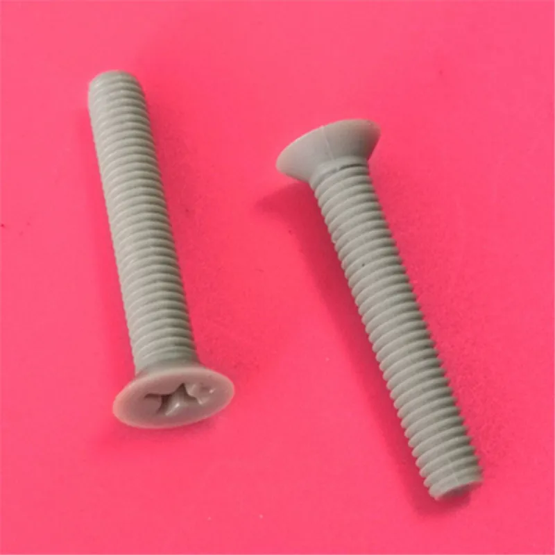 

2pcs M2 Peek Flat Head Phillips Screw Countersunk Head bolts High Quality Household Decorative Screws 4mm-10mm Length