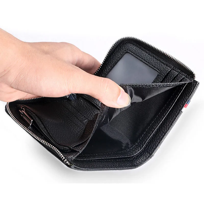 Лидер продаж! 2019 новый натуральный кошельки из телячьей кожи для мужчин кошелек