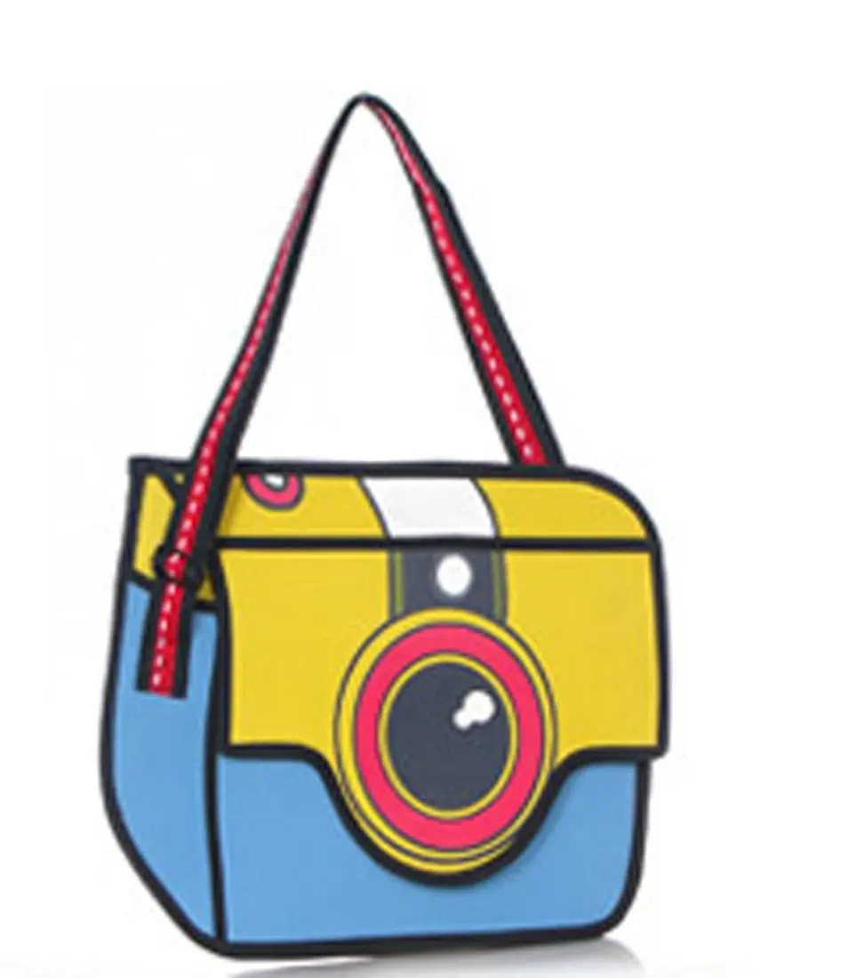 Cute Shoulder Bags 2D Beautiful Chic Camera Pattern Best Ipad Bag | Тематическая одежда и униформа