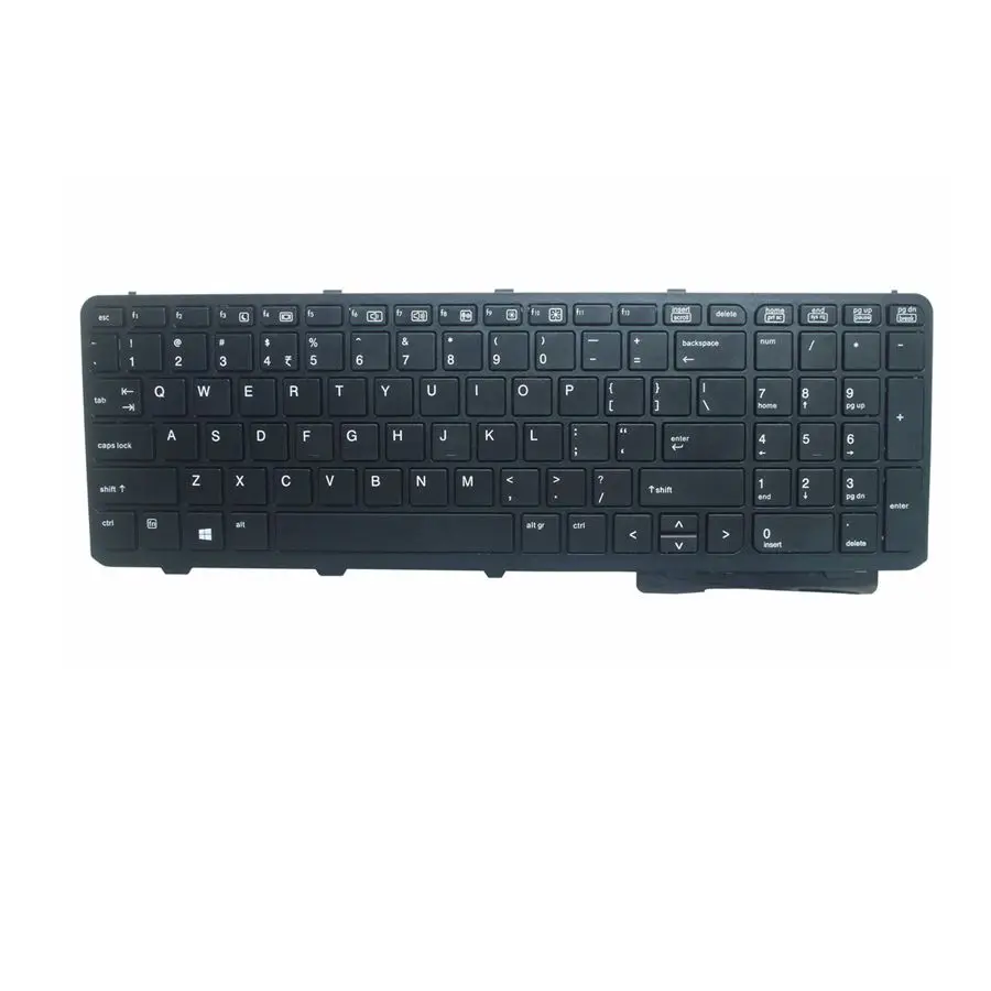 YALUZU английский новая клавиатура для hp ProBook 650 G1 655 G1 нам рамка для ноутбука Клавиатура черного цвета