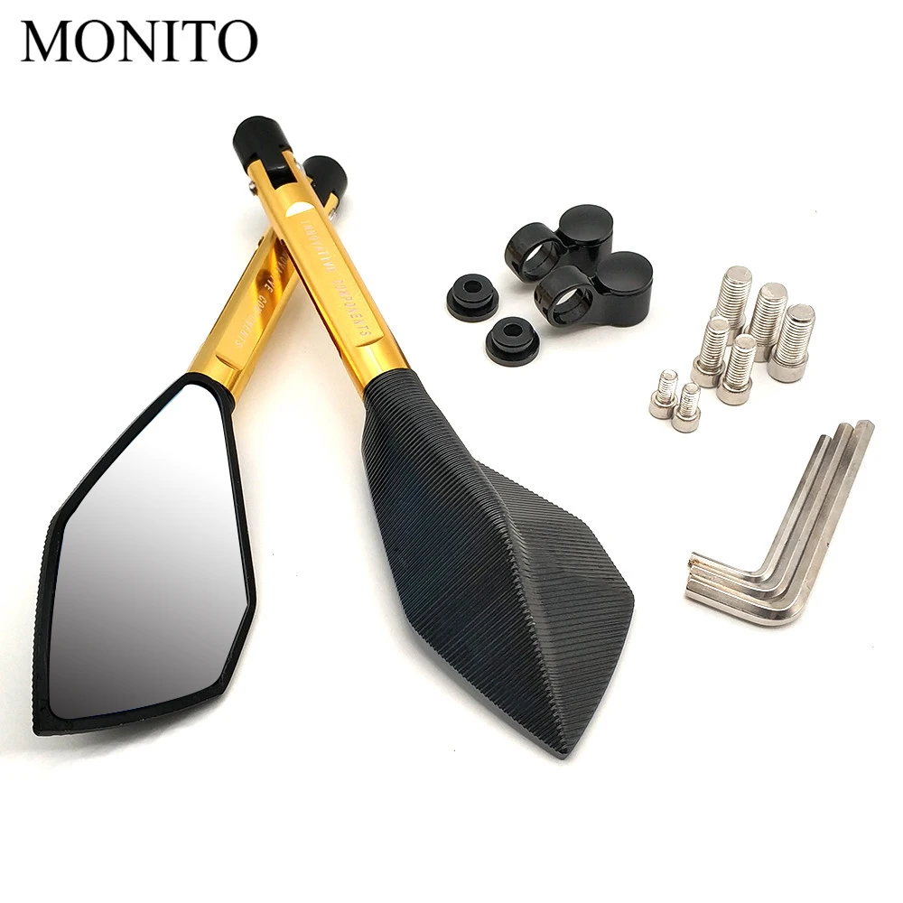CNC Motorcycle Accessories Rearview Side Mirror Moto Blind Spot For YAMAHA mt07 mt09 fz07 fz09 mt/fz 07 09 mt10 xsr 700 | Автомобили и