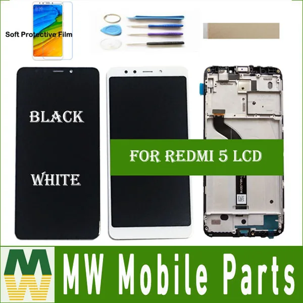 ЖК дисплей 5 7 дюйма для Xiaomi Hongmi Redmi Redmi5 сенсорный экран с рамкой без рамки в сборе