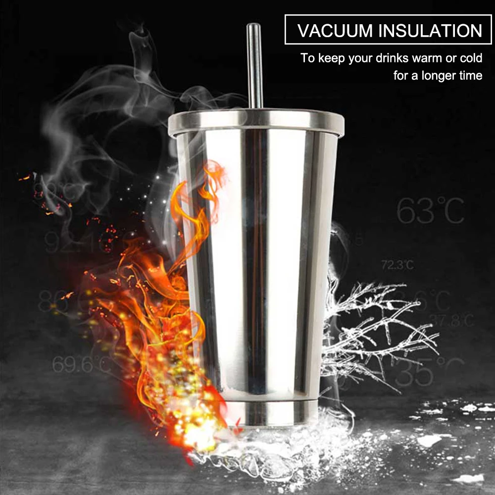 Кофейные кружки 500 мл зеркальный многоразовый стакан кружка 304 чашки для питья из