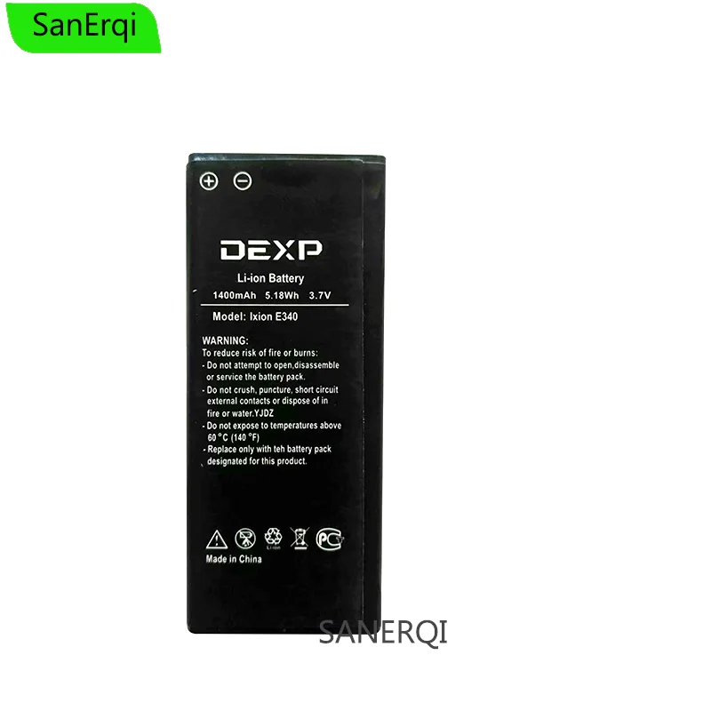 Аккумулятор для DEXP IXION E340, аккумулятор для мобильного телефона, 1400 мАч, новинка, розничная