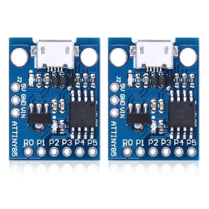 2x плата разработки Micro USB Digispark Attiny85 ПОДДЕРЖКА Arduino IDE 1 0 + (OSX/Win/Linux)