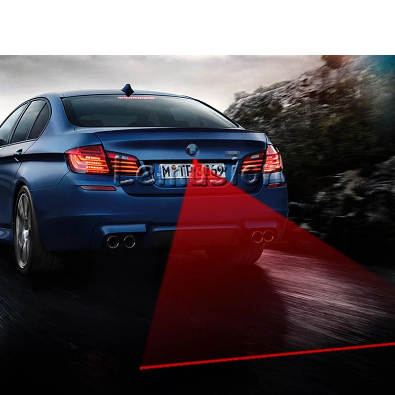 1х автомобильный красный лазерный задний противотуманный светильник 12 В для Lexus RX