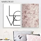 Постер в виде пера для любви, скандинавский настенный художественный принт, минималийская Картина на холсте, простая декоративная картина, скандинавский Декор для дома