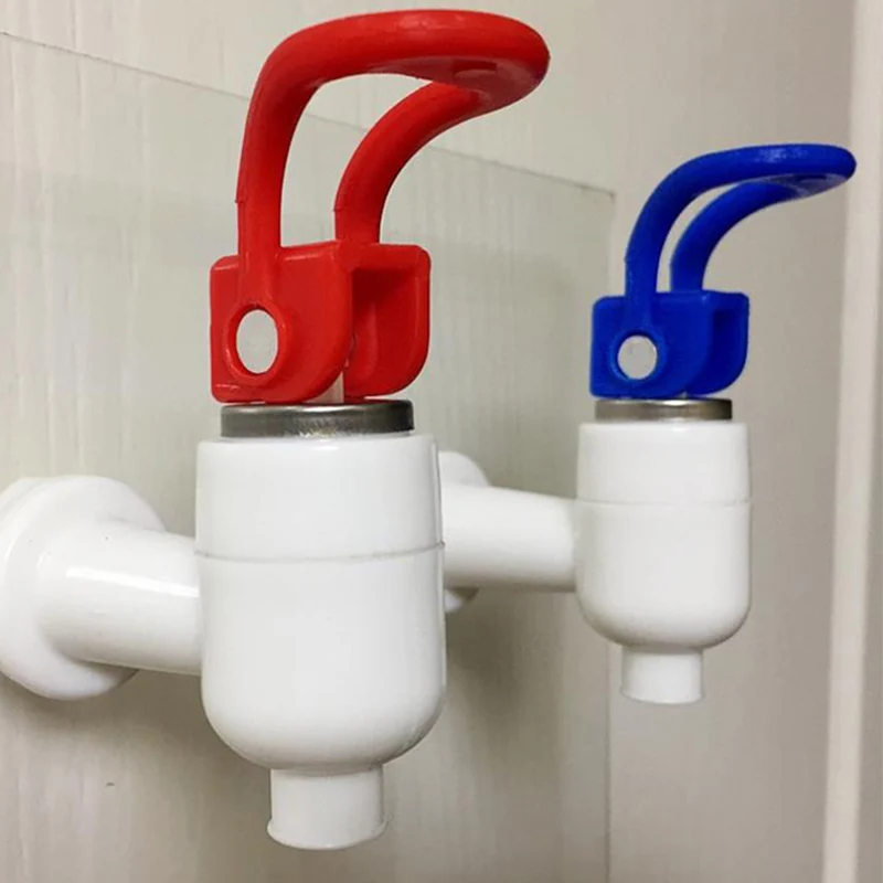 

Plastic Water Dispenser Tap Replacement Set Push Type Manual Valves Thread Type Faucets Home Essential drinking fountains Parts